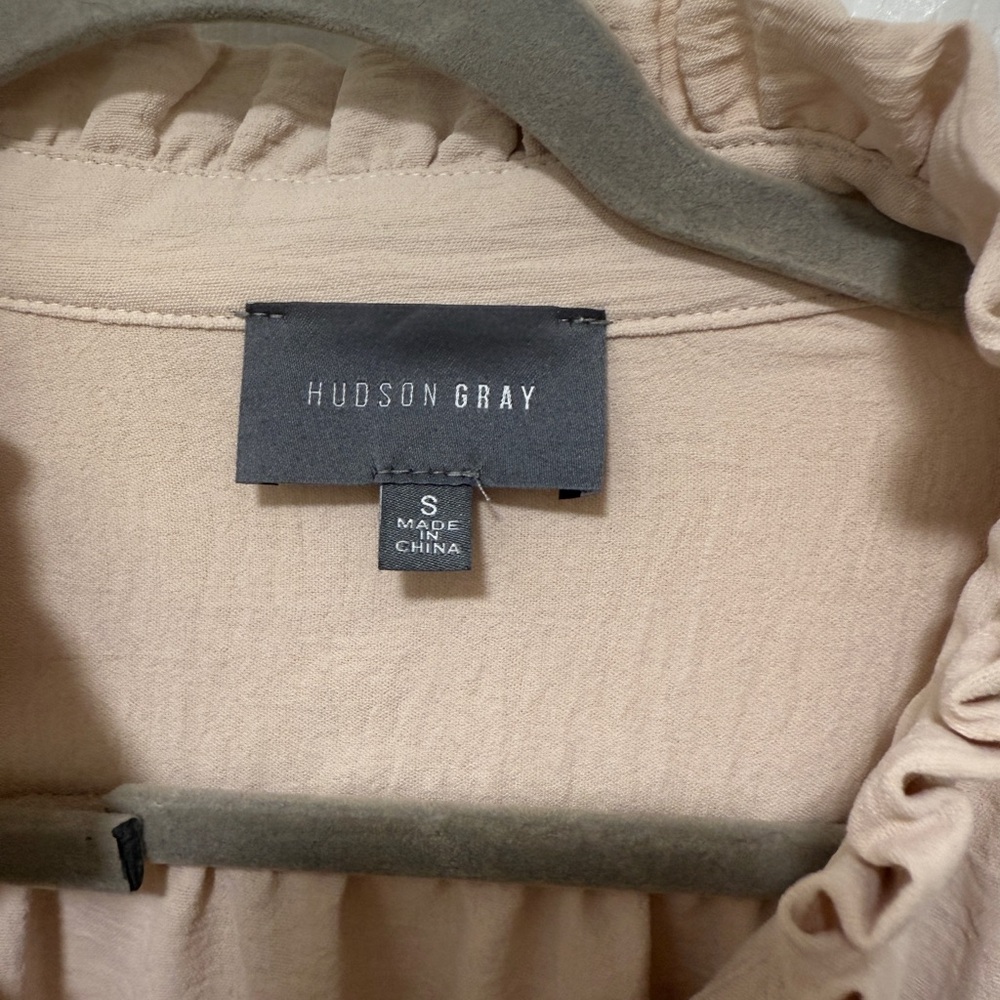 Universal Thread Beige Ruffle Blouse - image 2